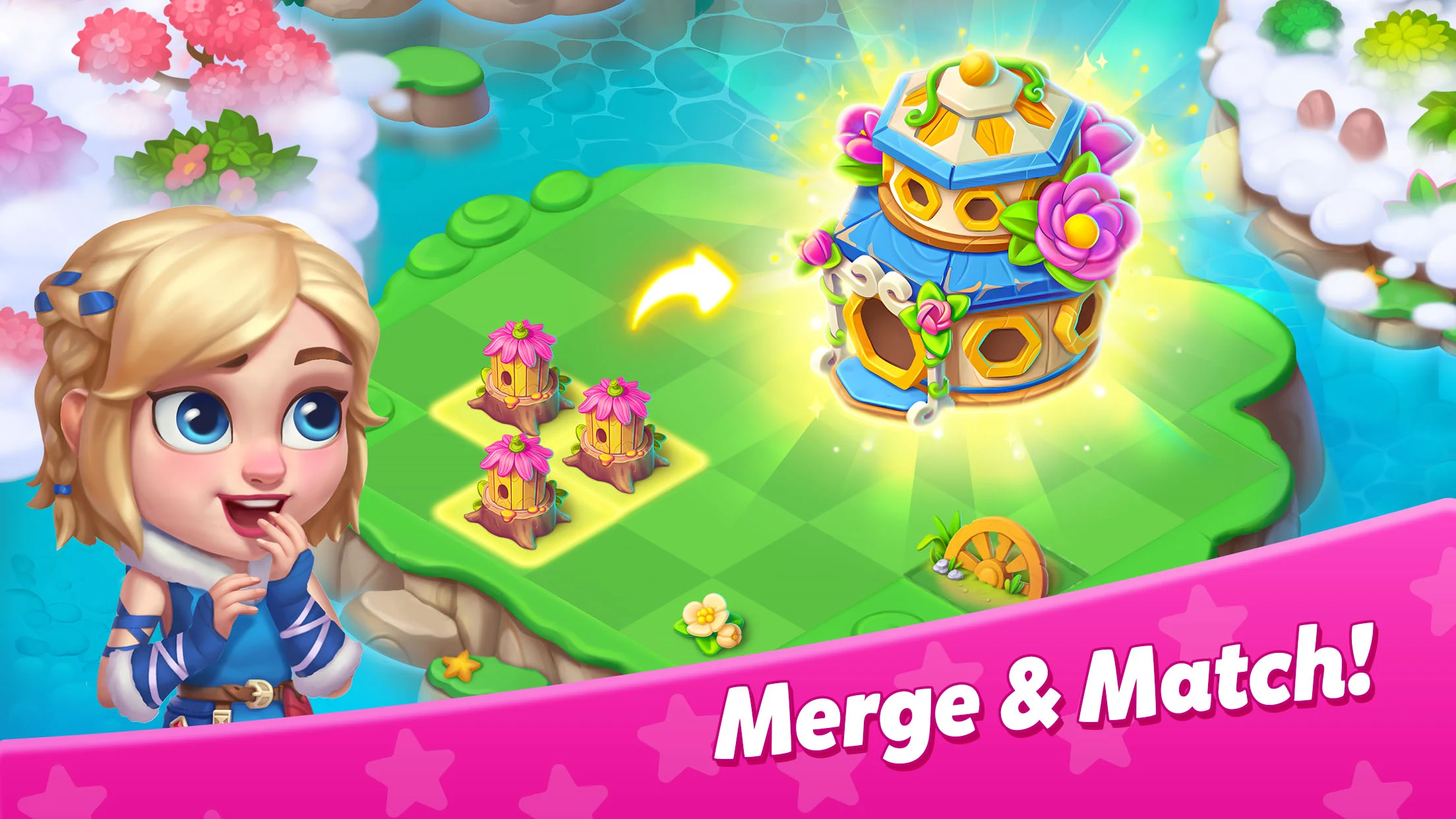 Star Merge - Match Island Game screenshot